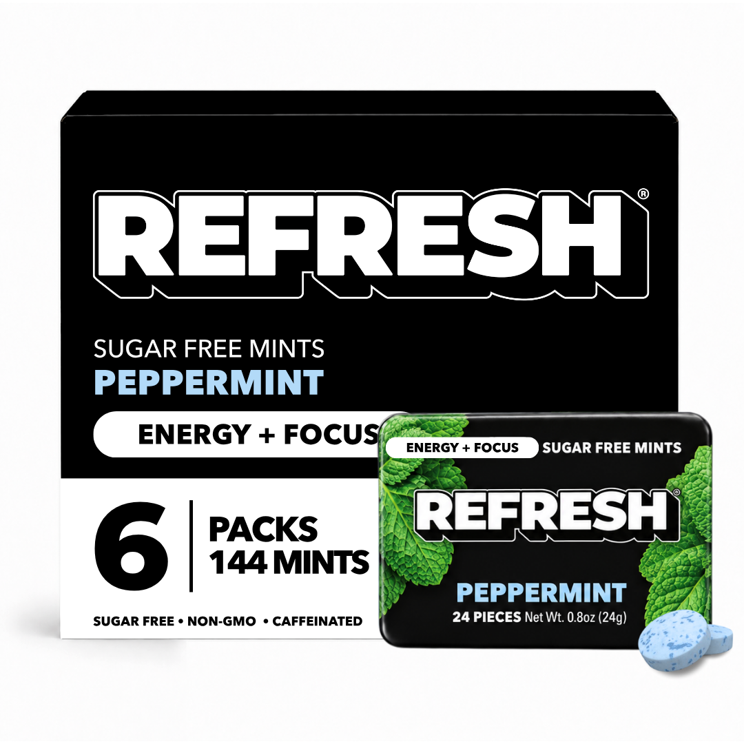 CAFFEINATED PEPPERMINT MINTS