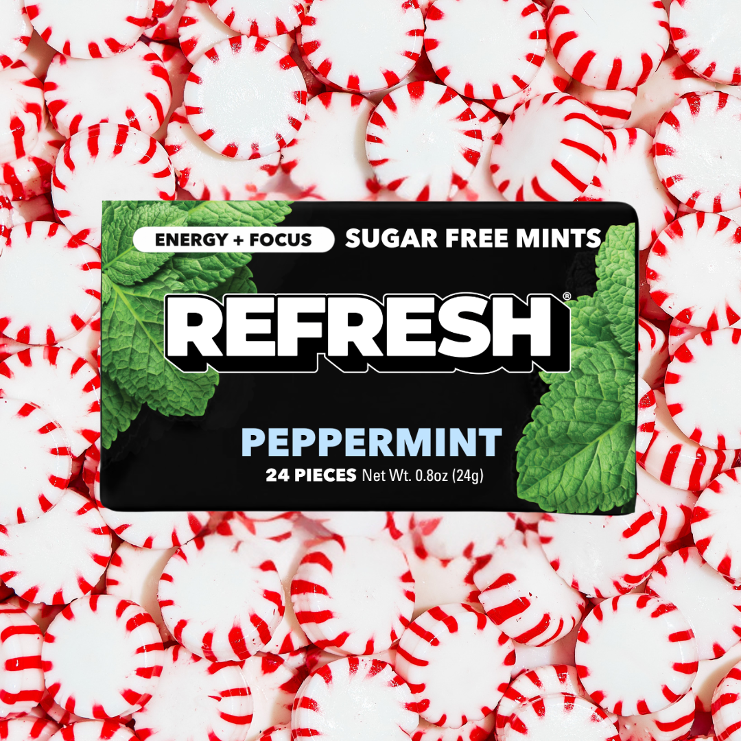 CAFFEINATED PEPPERMINT MINTS
