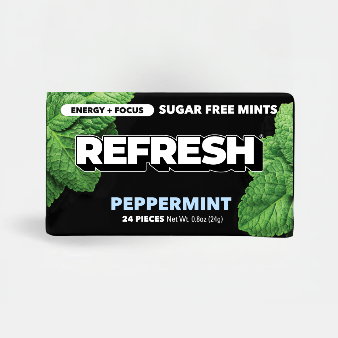 CAFFEINATED PEPPERMINT MINTS