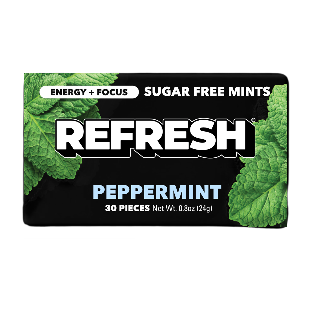 CAFFEINATED PEPPERMINT MINTS