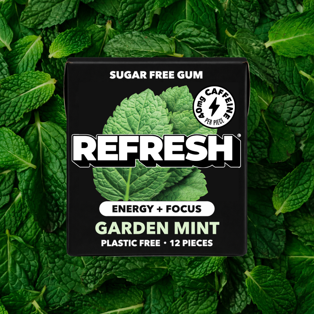 CAFFEINATED GARDEN MINT GUM