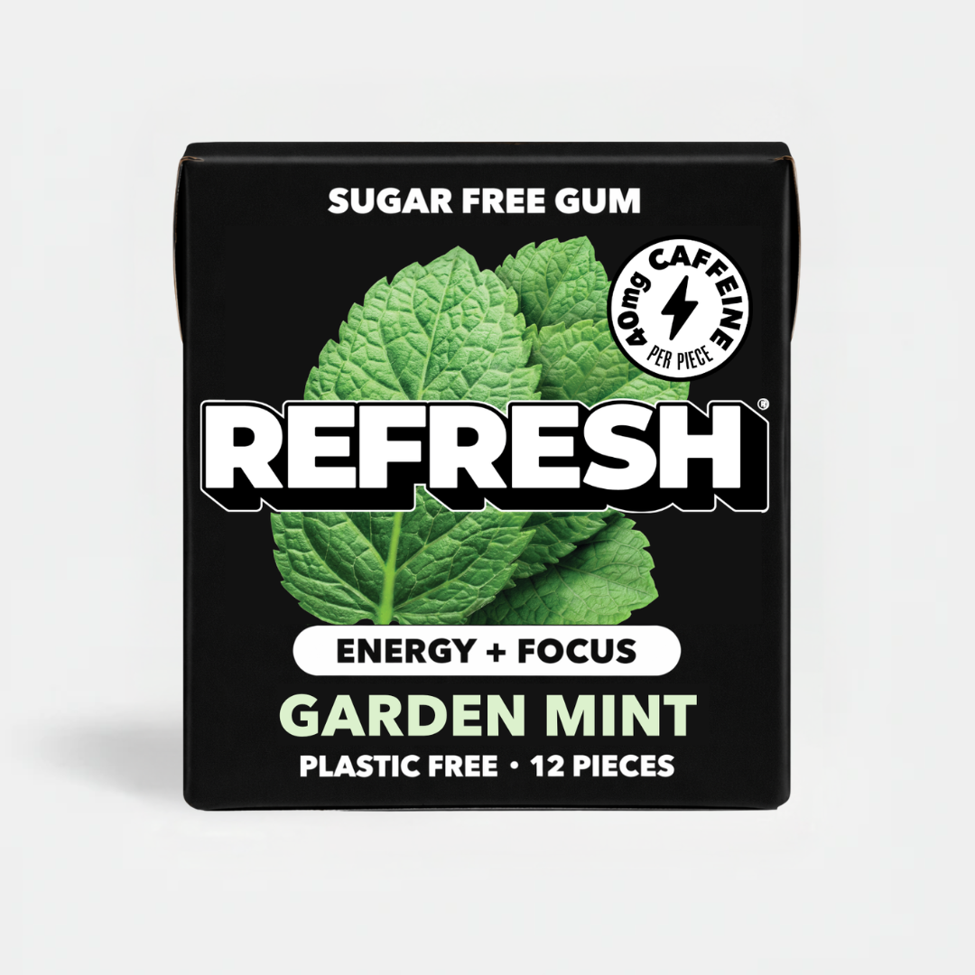 CAFFEINATED GARDEN MINT GUM