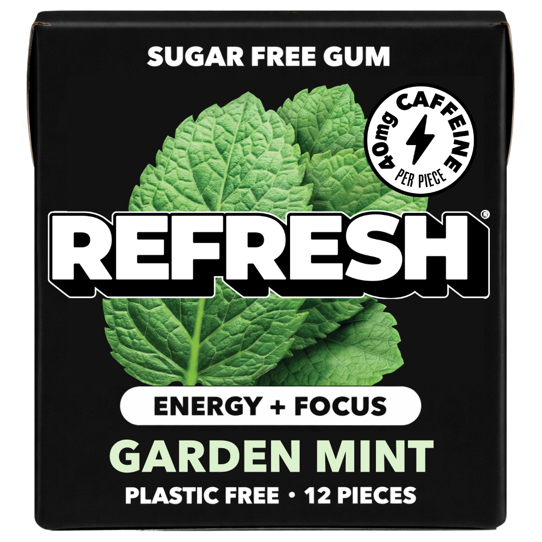 CAFFEINATED GARDEN MINT GUM